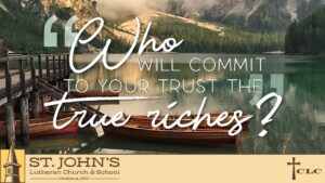 Read more about the article 9th Sunday after Trinity – August 17, 2025